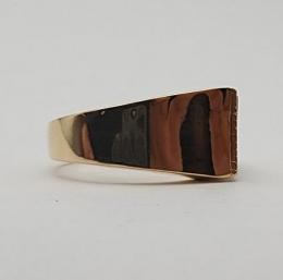 25HS-R-TR01-K10.K18YG : RING " TRIANGLE RING " 
