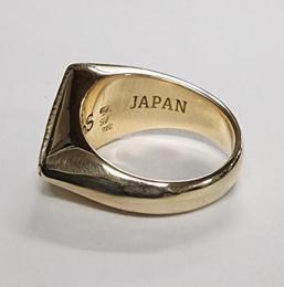 25HS-R-TR01-K10.K18YG : RING " TRIANGLE RING " 