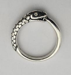 25HS-R-UB001-SV : RING  " OUROBOROS RING " 