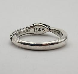 25HS-R-UB001-SV : RING  " OUROBOROS RING " 