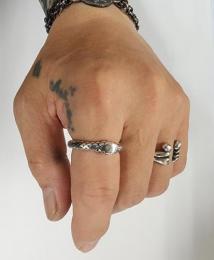 25HS-R-UB001-SV : RING  " OUROBOROS RING " 