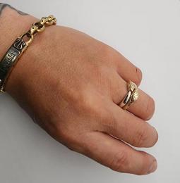 25HS-R-UB001-SV : RING  " OUROBOROS RING " 