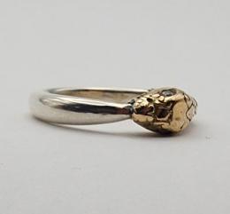 25HS-R-UB01-K10,K18YG&SV : RING "OUROBOROS RING"