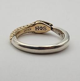 25HS-R-UB01-K10,K18YG&SV : RING "OUROBOROS RING"