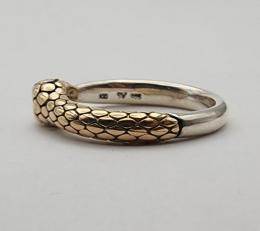 25HS-R-UB01-K10,K18YG&SV : RING "OUROBOROS RING"