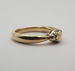 25HS-R-UB01-K10,K18YG : RING "OUROBOROS RING"