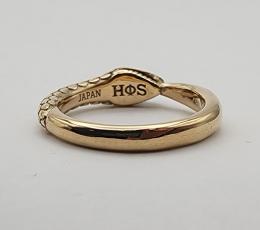 25HS-R-UB01-K10,K18YG : RING "OUROBOROS RING"
