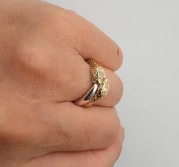 25HS-R-UB01-K10,K18YG : RING "OUROBOROS RING"