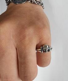26HS-R-SCB01-SV : HΦS/RING/SKULL & CROSSBONES