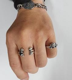 26HS-R-SCB01-SV : HΦS/RING/SKULL & CROSSBONES