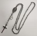 25ROS-MM001SS : ROSARY / M.MARIA & ST.Benedict