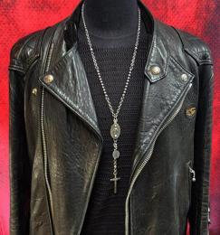 25ROS-MM001SS : ROSARY / M.MARIA & ST.Benedict