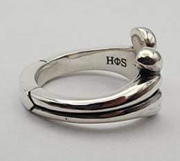 26HS-R-CB01-SV : HΦS / RING / CROSSBONES / LARGE