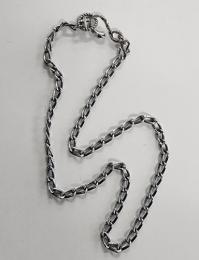 20NC-SN001SS : NECKLACE CHAIN / SNAKE & CROSS