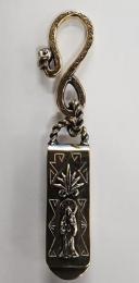 25BC-SM001BB : BANDANA CATCHER/AGAVE & SANTAMUERTE