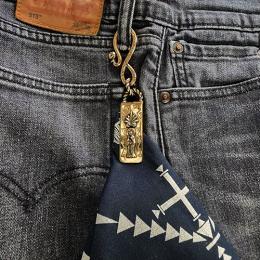 25BC-SM001BB : BANDANA CATCHER/AGAVE & SANTAMUERTE