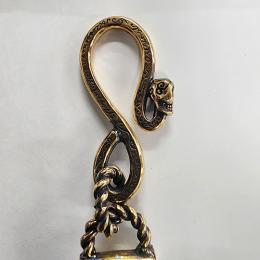 25BC-SM001BB : BANDANA CATCHER/AGAVE & SANTAMUERTE