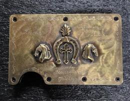 24MC003BP : MONEYCLIP & CARD CASE / 2HORSES