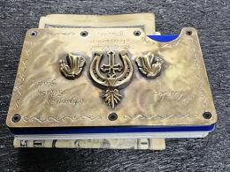 24MC003BP : MONEYCLIP & CARD CASE / 2HORSES