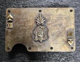 24MC004BP : MONEYCLIP & CARD CASE / AGAVE & JHS