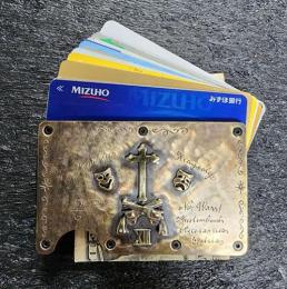 24MC005BP : MONEYCLIP & CARD CASE / 2 FACE