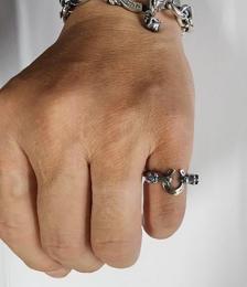17R-HHS101SS : RING HORSE & HORSESHOE SMALL