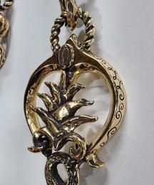 16WCB-EG001BB : EAGLE HEAD WALLET CHAIN