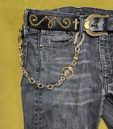 16WCB-EG001BB : EAGLE HEAD WALLET CHAIN