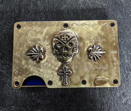 24MC006BP : MONEYCLIP & CARD CASE / CALAVERA