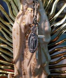 20NT-GMA003SS : PENDANT / GUADALUPE MARIA & AGAVE