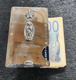 24MCY001P : MONEYCLIP & CARD CASE / AGAVE & MARIA