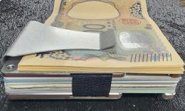 24MCY001P : MONEYCLIP & CARD CASE / AGAVE & MARIA