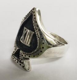 19R-SP001SS : SPADE XIII RING