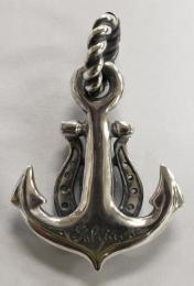 19NT-ANH001SS : PENDANT / ANCHOR & HORSESHOE