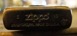 ZIPPO-16B007 : BRASS ZIPPO