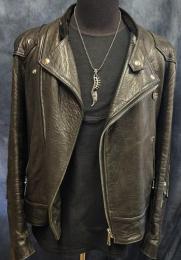 24NT-CKCT001SS : PENDANT / SKULL & COBRA KNIFE